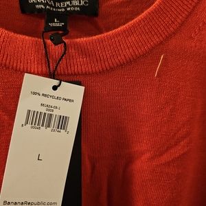 Banana Republic washable Merino Puff-Sleeve Sweater